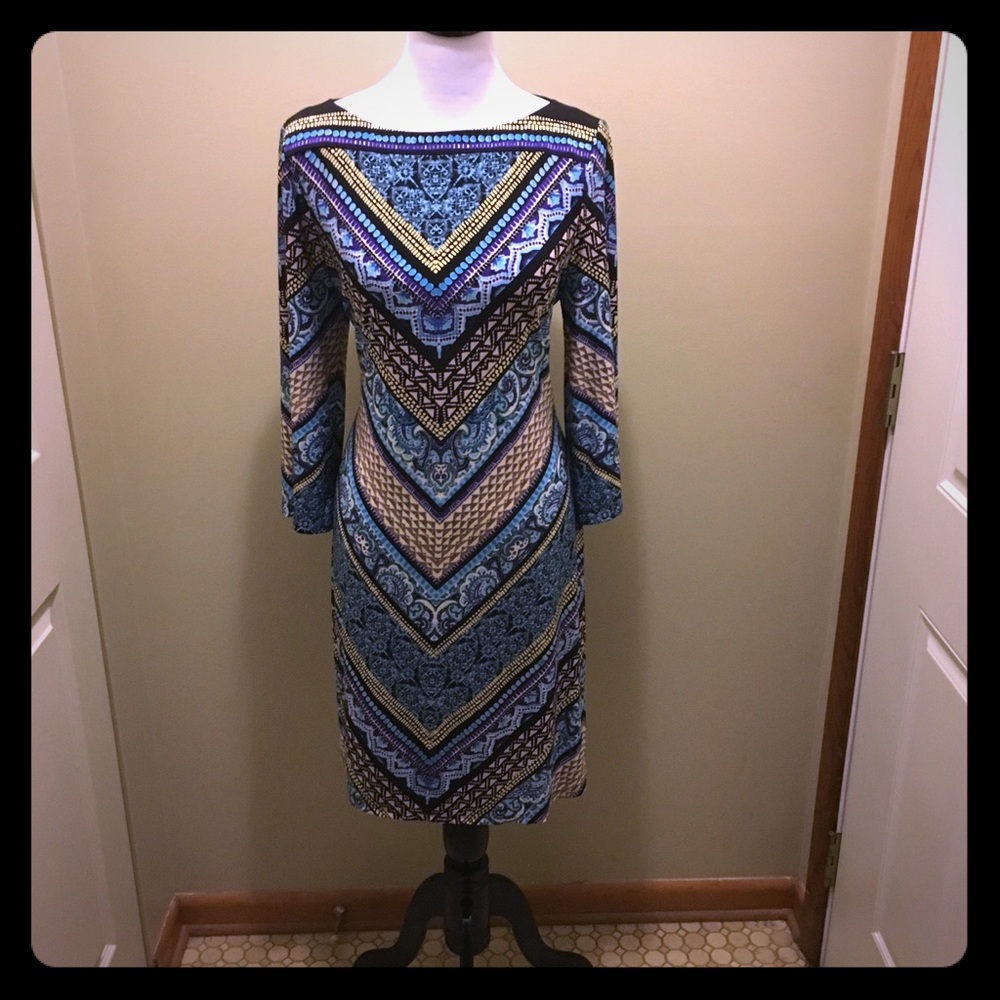 Mardi Gras 3/4 quarter sheath dress. $$ LOWERED